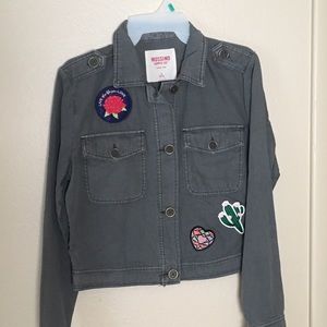 TAG STILL ON: Mossimo Utility Jacket with patches